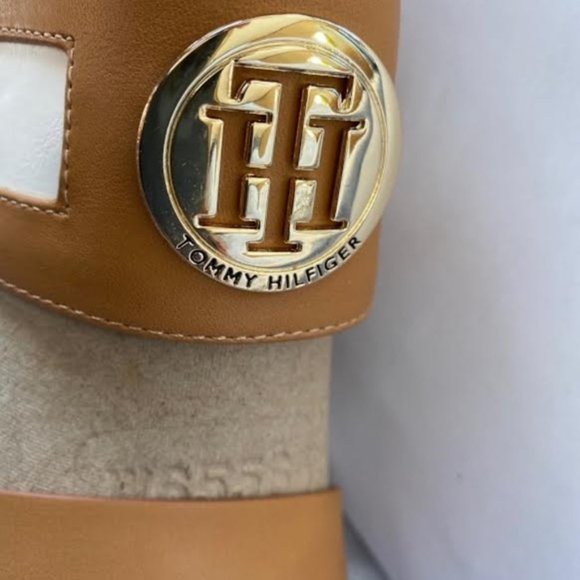 NWB TOMMY HILFIGER Women KELZ Wedge Sandals Heels Platform Comfy Shoes - Picture 5 of 7